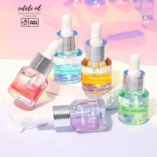 Professional Nail Care Growth Repair Oil Serum for Dry Cracked Cuticles 15ml Double Layer Nail Cuticle Oil Bottle Custom Logo