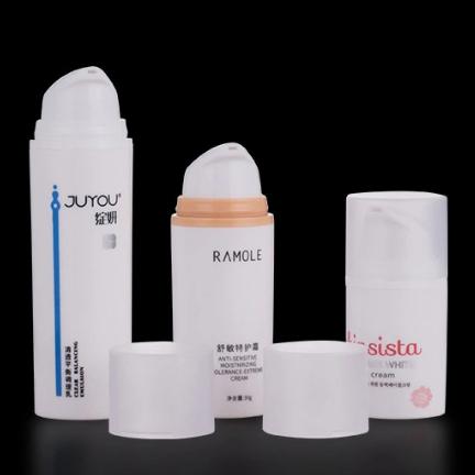 Flacon pulvérisateur à pompe airless 15ml 30ml 50ml Échantillon gratuit Personnalisable (MC-217)