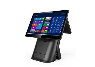 Register Dual Screen POS , Bluetooth POS Machine Vendor Elegant Appearance