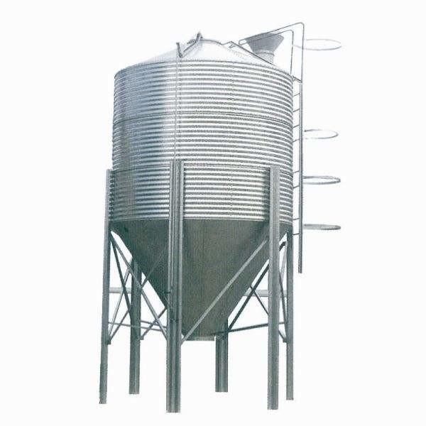 Conjunto de aço de grande resistência do armazenamento da alimentação dos escaninhos do funil com a chapa de aço galvanizada quente