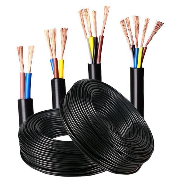 2.5mm RVV Power Cable with Flexible PVC Insulation and Stranded Copper Conductor
