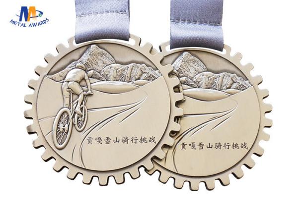 3D Effect Antique Finishing 70mm Stock Medals