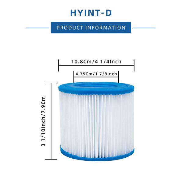 NSF Certified Intex 29001E S1 Easy Set Pool Spa Filter Cartridge and Customized Size