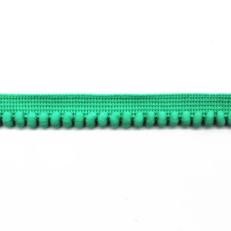 Край GM05 Eco дружелюбный зеленый 10mm Pom Pom