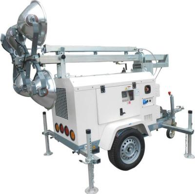 Mobile Diesel Light Tower For Mining Industrial 4kw Fitness Equipment Generator
