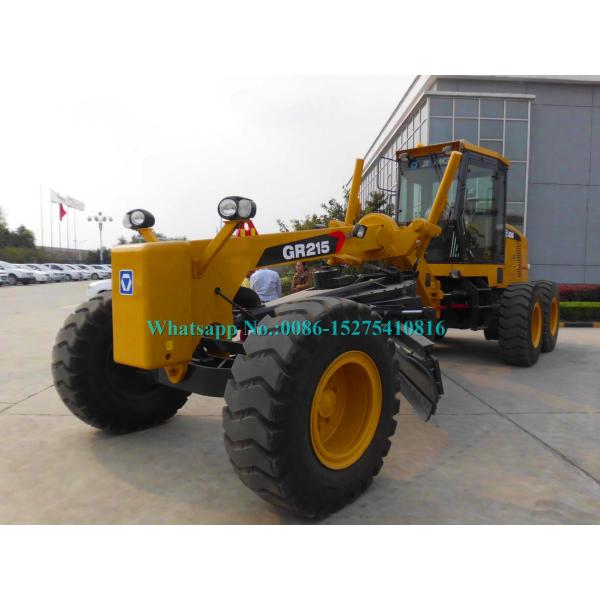 Yellow Road Construction Machinery XCMG GR215 GR2153 Compact Motor Grader
