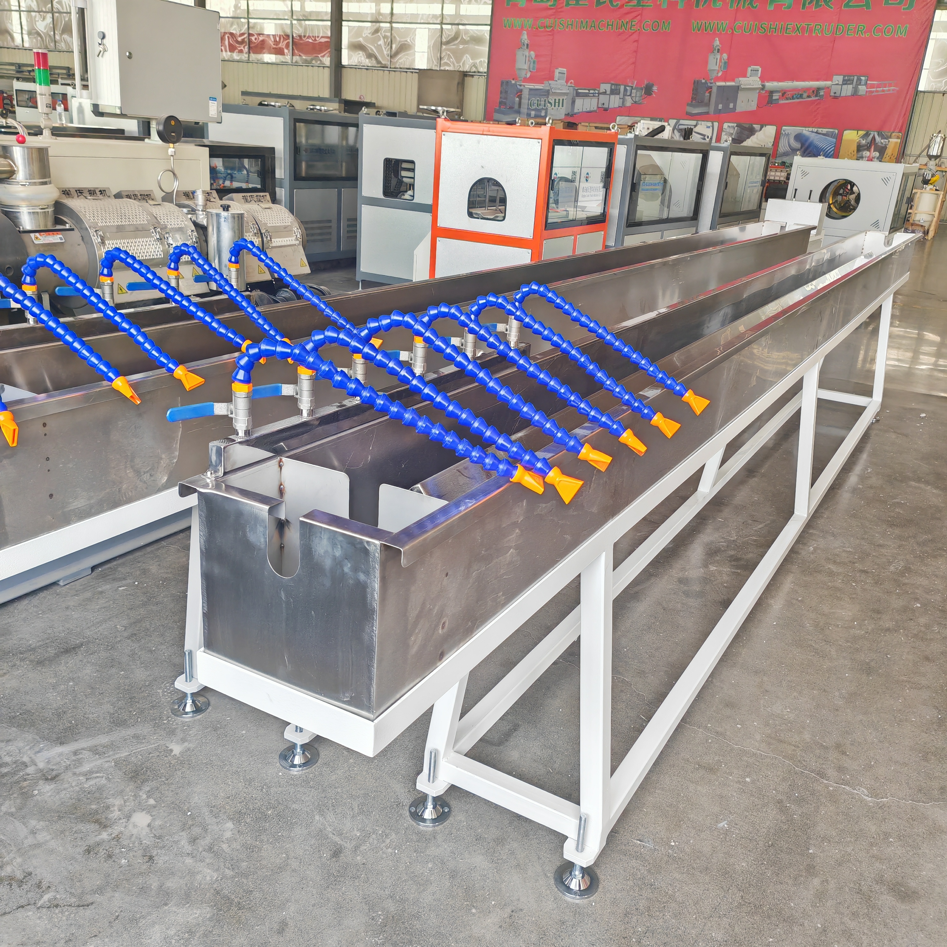 Automatic PC Steel Strand PE Wrapping Machine / HDPE Coating Extrusion Line with Attractive Price