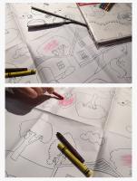 Mantel del papel del partido de DIY para los niños que dibujan la pintada Art Tablecloth Large
