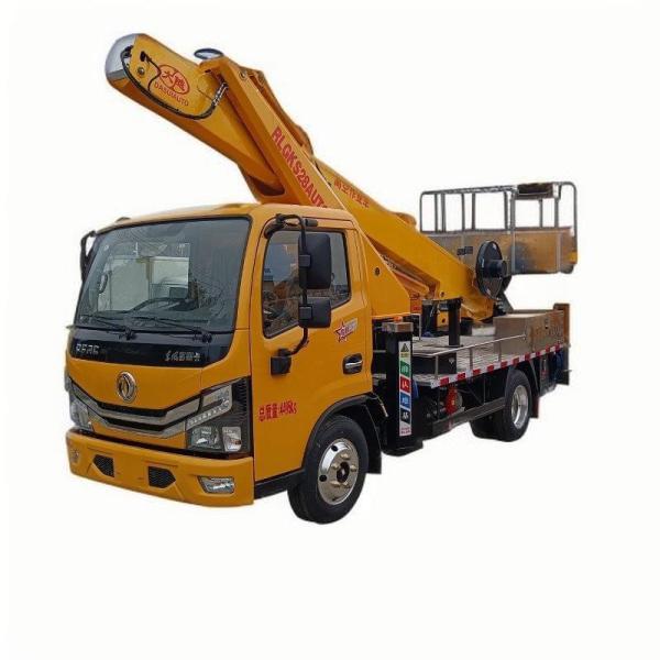 Hubei China Runli Dongfeng Hot-sale 4*2 15~30m Straight Telescopic Boom Lift Truck with Basket