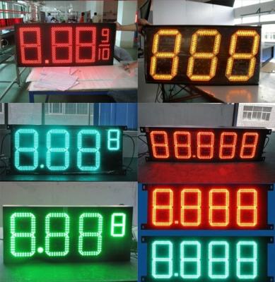 Outdoor 5000mcd 48in Led Gas Price Panel 20W Full Color waterproof dustproof