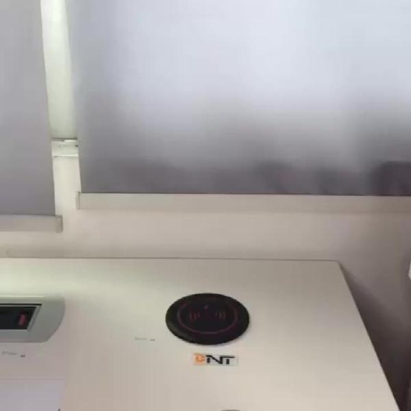 Kitchen tabletop smart intelligent EU power socket with top wireless charger