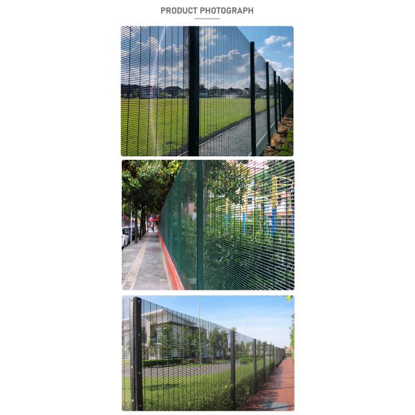 Mesh Size 76*13mm 358 Mesh Fence For In Prisons Airports