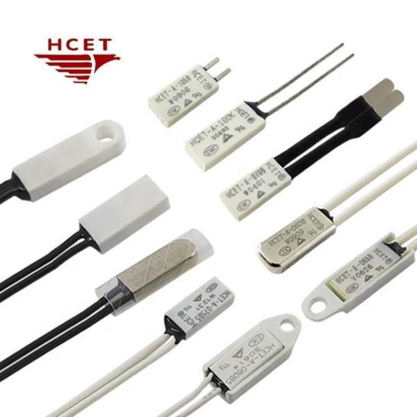 HCET OEM Thermal Temperature Protection thermostat switch for space heater Motors/Battery