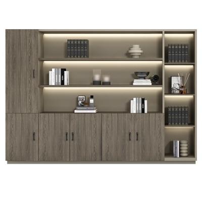 Modern Wooden File Cabinet Office Furniture Luxury Background Cabinet Carton Solid Wood Filing Cabinet