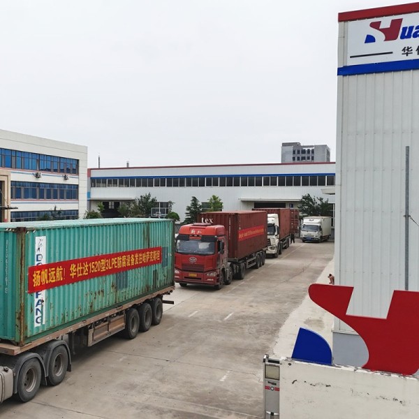 PUR Foam Spraying Preinsulated Steel Pipe Production Line for District Heating