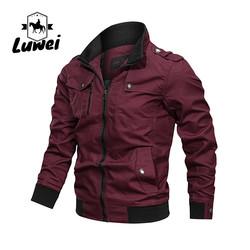 Impressão personalizada de Inverno de roupa desportiva com almofada bomber casaco de couro Homens com bolsos de fechadura
