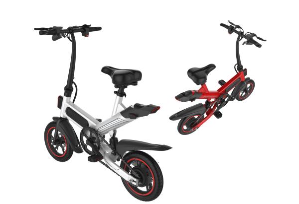 Professional Small Folding Electric Bike 12 Inch 350W Brushless Motor Front & Rear 12 Inch