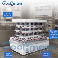 Caixa refrigerada armário da bebida de Multideck do refrigerador de Mini Half Height Food Display