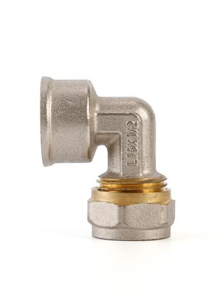 Durable Nontoxic Male Compression Elbow , Anticorrosive Chrome Female Elbow