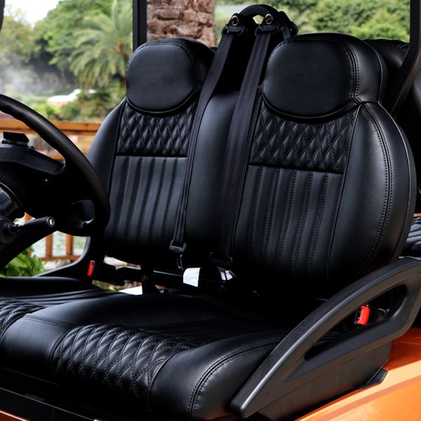 Strong and Elegant 2 Front Seats & 2 Rear Electric Golf Carts Carried 5KW Motor & 48V Lithium Battery