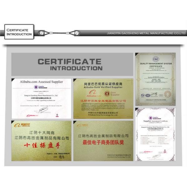 galvanized PVC Coated Wire Rope For Aquaculture 1570-1960MPA Tensile Strength