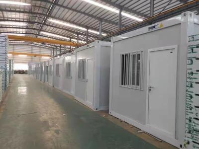 Galvanized Prefab Container House with Glass Wool Panels