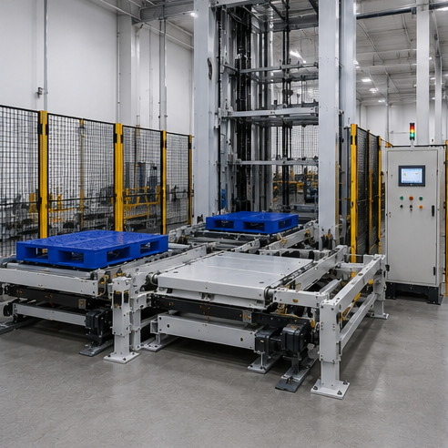 Heavy Duty Conveyor Transfer Unit 2000kg Pallet Handling Lifting Machinery