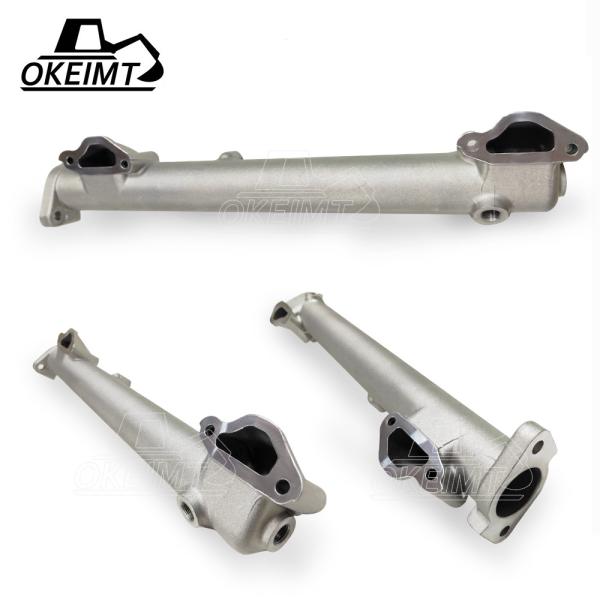 Excavator Engine Parts Cylinder Head Outlet Water Pipe  DE12T