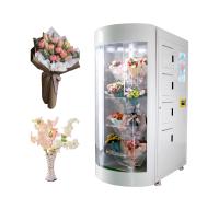 Os anúncios remotos da transferência de arquivo pela rede florescem a máquina de venda automática 100V com pagamento sem contato do sistema de refrigeração