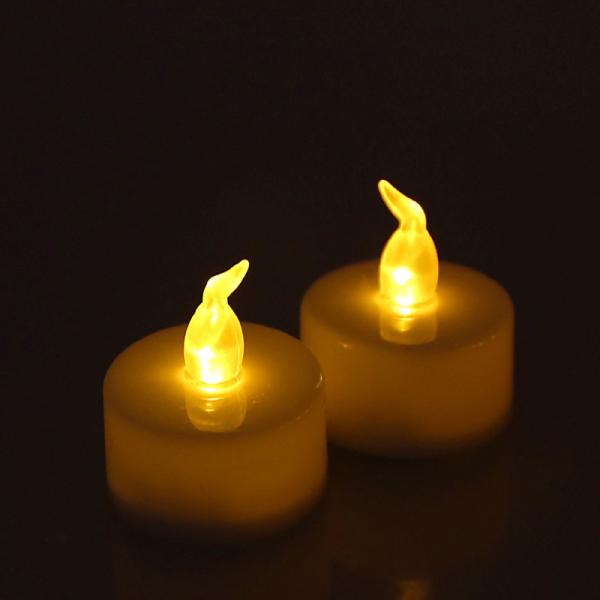 Bar Products Promotional LED Electronic Candle  Dia 3.7*5.4cm PP Logo Customized