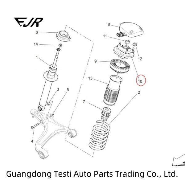 Maserati STRUT BEARING Shock Absorber Flexible Pad For Ghibli Quattroporte 3.0 V6