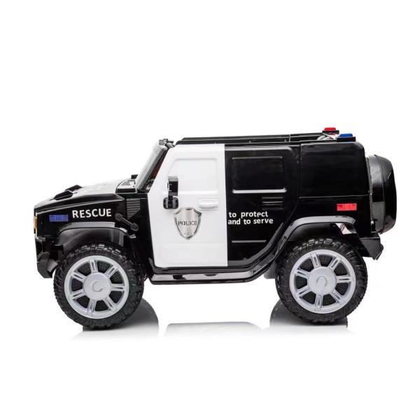 White Two-Seater 24V Plastic Electric Stroller for Children Aged 3-8 Max Loading 30kg