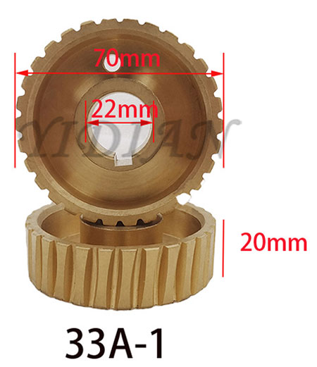 24T 30T Медное зубчатое колесо Металлическое зубчатое колесо для деревообрабатывающей питающей машины