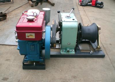Peso leve do extrator do guincho do cabo do motor diesel de 50 KN na velocidade rápida