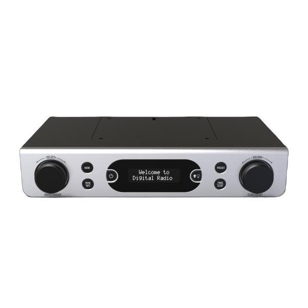 Radio Bluetooth de doble alarma interior/exterior con radio FM DAB y diseño tradicional