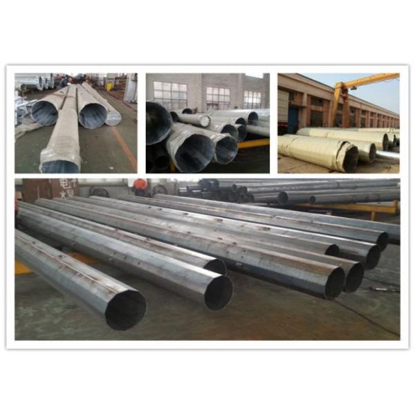 NPC Standard Galvanisée Acier Pouvoir Pole 5mm Avec Q235/Q345 Matériau