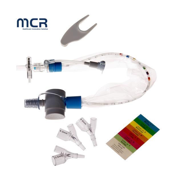 Soft and smooth Disposable Neonatal Closed Suction Catheter Child Type 72H With Three Adapters for hodpital