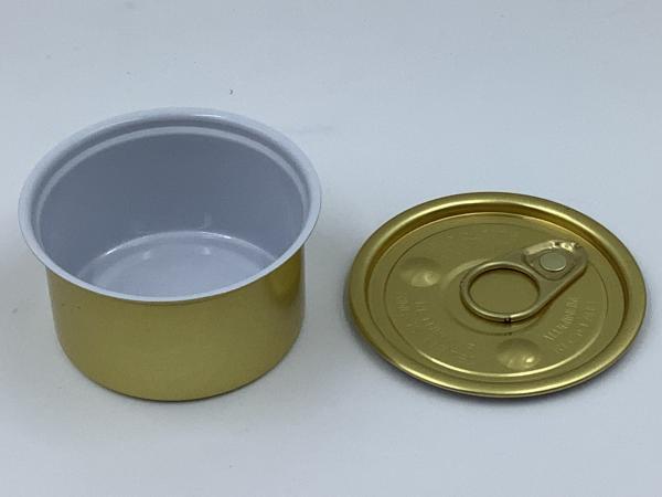 50ml Compact Aluminum Bowl Can 72.9×22mm Mini Design 300# Spec Health Supplement Storage