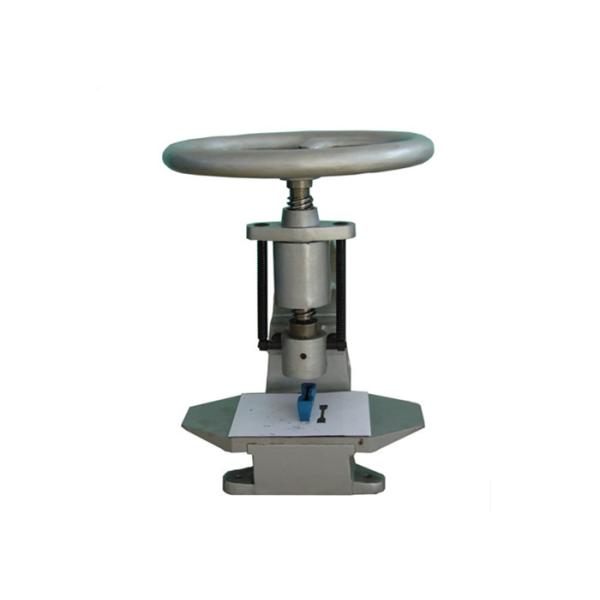 Rubber Dumbbell Die Cutter , Impact / Tensile Test Specimen Cutting Machine