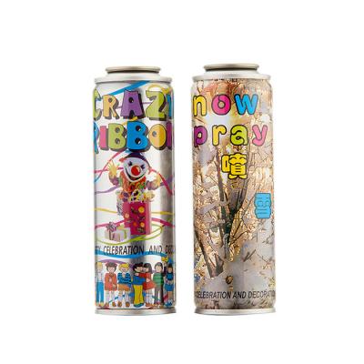 Dia 65mm Tinplate Empty Aluminium Spray Can Customized Metallic Effect Color