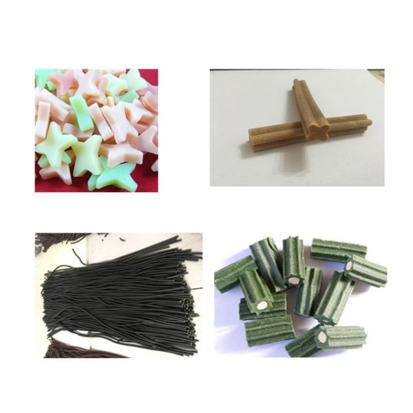 High Speed Dog Treats Processing PET Treat Machine , Pet Food Extruder Plant