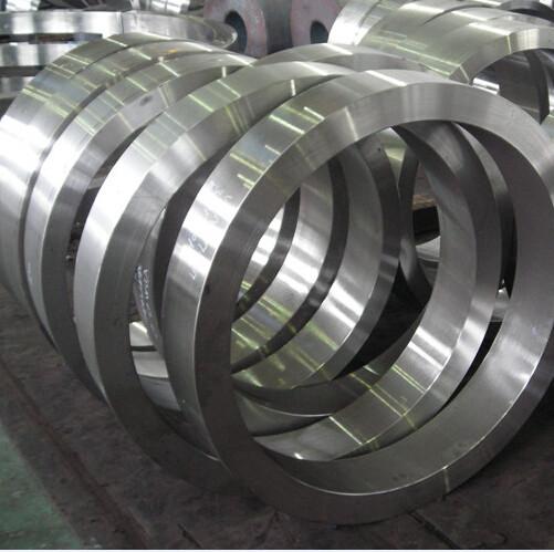 Heat Treatment Rough Machining 34CrNiMo6 Ring Forging Large Metal Ring