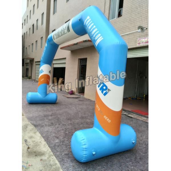 Inflatable Airtight Advertising Arch , Custom Inflatable Arch With PVC Tarpauline Material