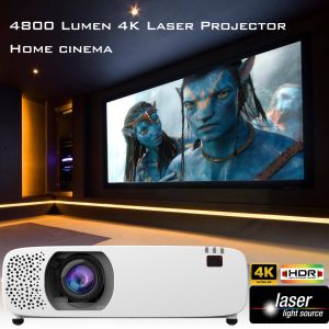Long Lifetime 4800 Lumen 4K Laser Projector With Laser Light Source For Energy Efficiency