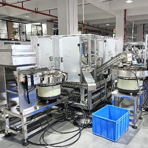 Stainless Steel and Aluminum Alloy Euro Cap Double Port Cap Assembly Machine Turntable Type High Capacity