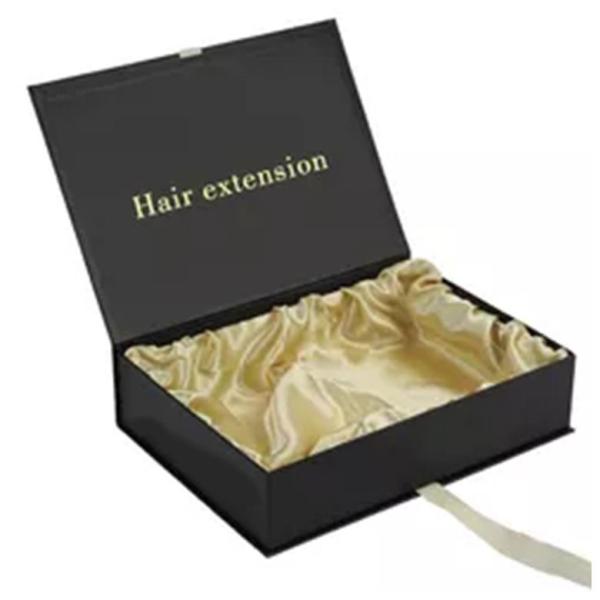 Hair Extension Wig Luxury Black Gift Box