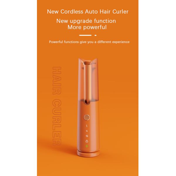Hot selling wireless automatic hair curler automatic rotating rechargeable portable wireless hair curler auto hair curle