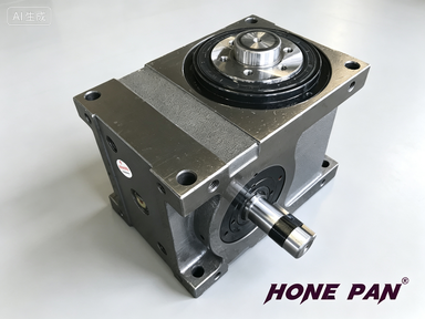 180DE Cam Indexer Right Angle Shaft Output Rotary Indexing Drive High Torque Intermittent Positioner