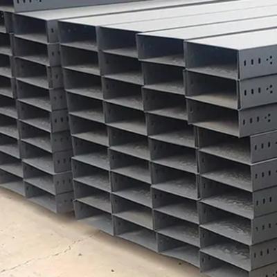 Width Range of 100mm-1000mm Silver Fireproof Cable Tray Silver Coating High Durability