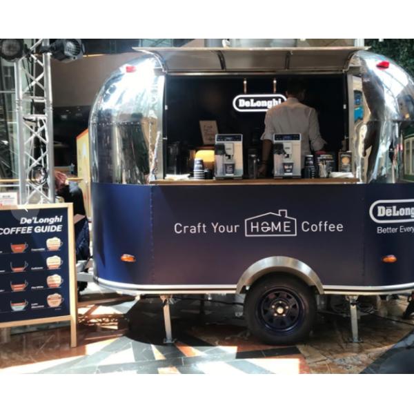 Fully Equipped Small Electric Food Truck Trailer for Snacks Packaging Customized Voltage